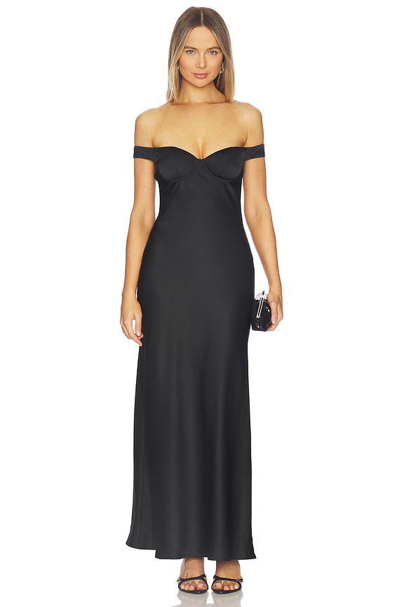 view 2 of 4 ROBE RAPHAELLA in Noir
