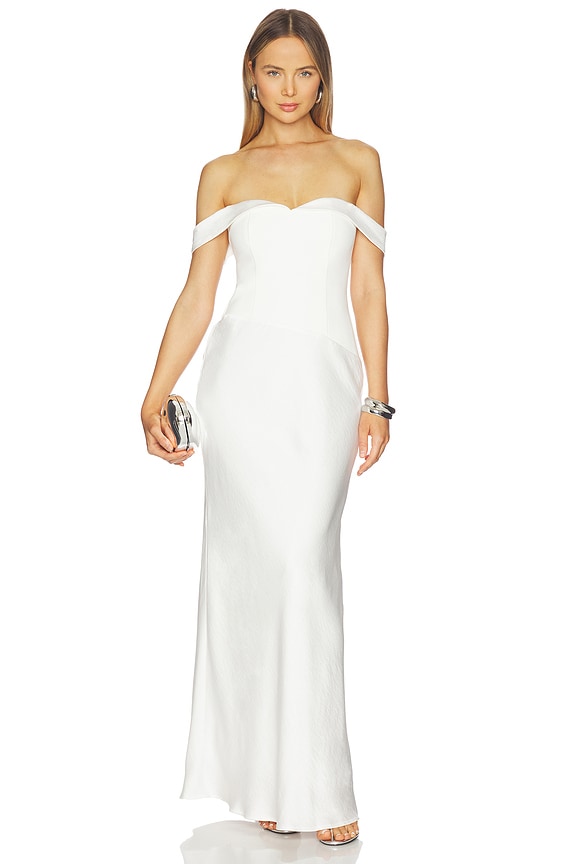 view 1 of 3 VESTIDO EBONY in White