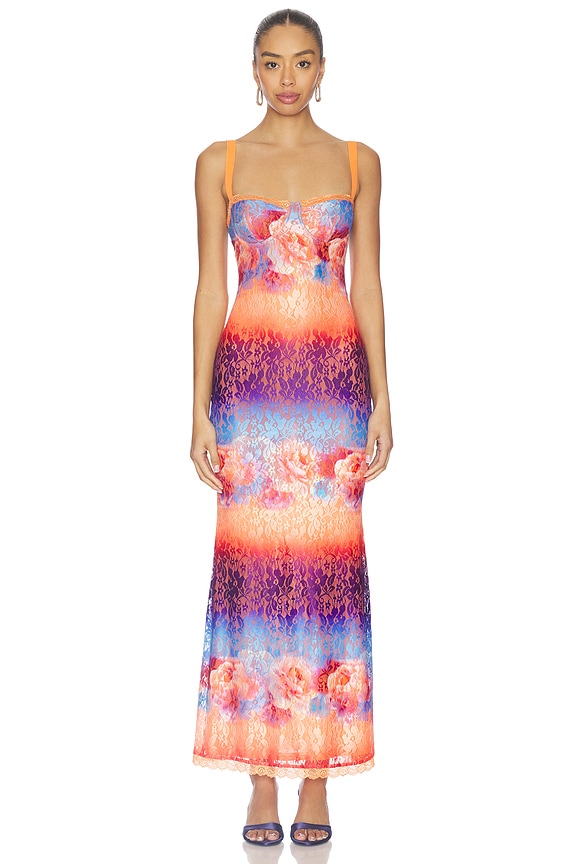 view 1 of 3 VESTIDO SERINA in Nadia Pink Ombre