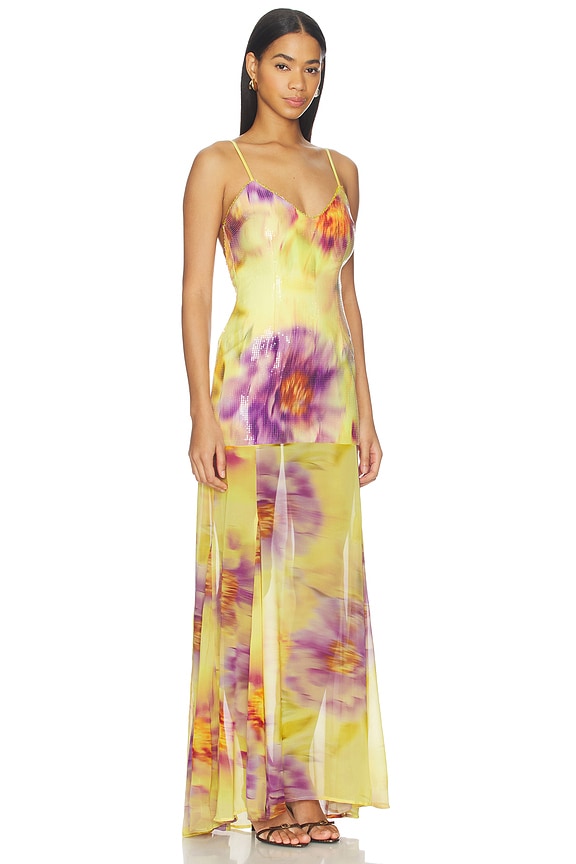view 2 of 4 Tulia Low Back Maxi Dress in Suri Yellow
