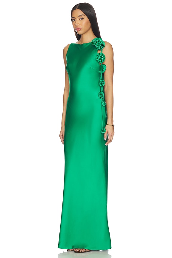 view 2 of 3 VESTIDO ZURINA in Emerald