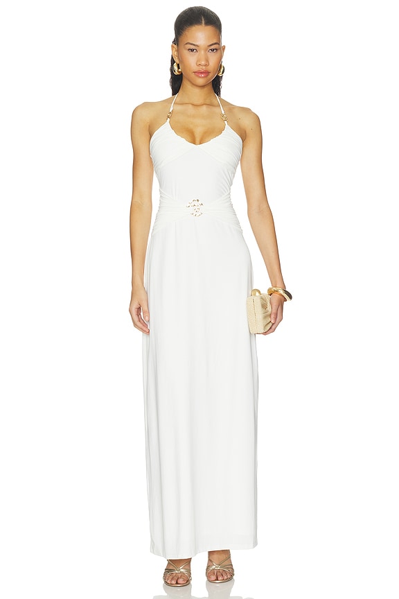 view 1 of 4 MAXIVESTIDO NINA in White