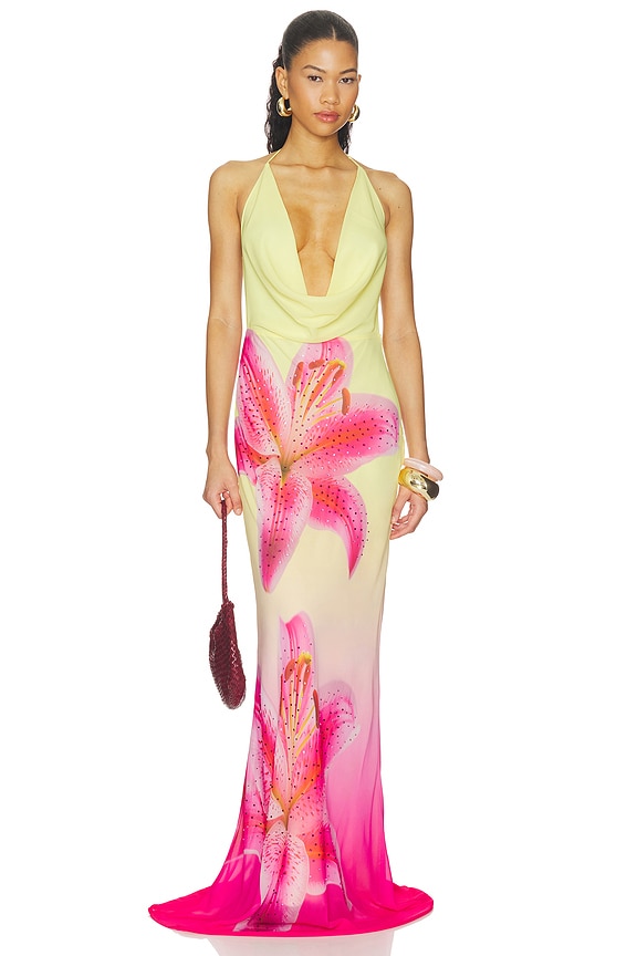 view 1 of 4 MAXIVESTIDO JULIANA in Pink Lily