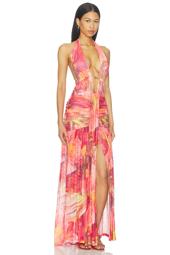 view 2 of 4 ROBE ADRIANNA in Kiara Peach