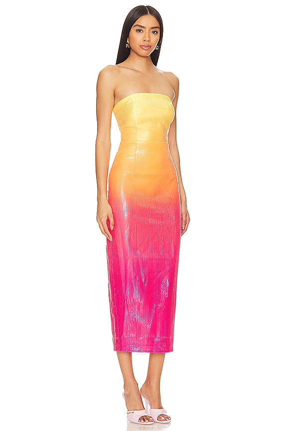 view 2 of 4 Malibu Strapless Dress in Tropical