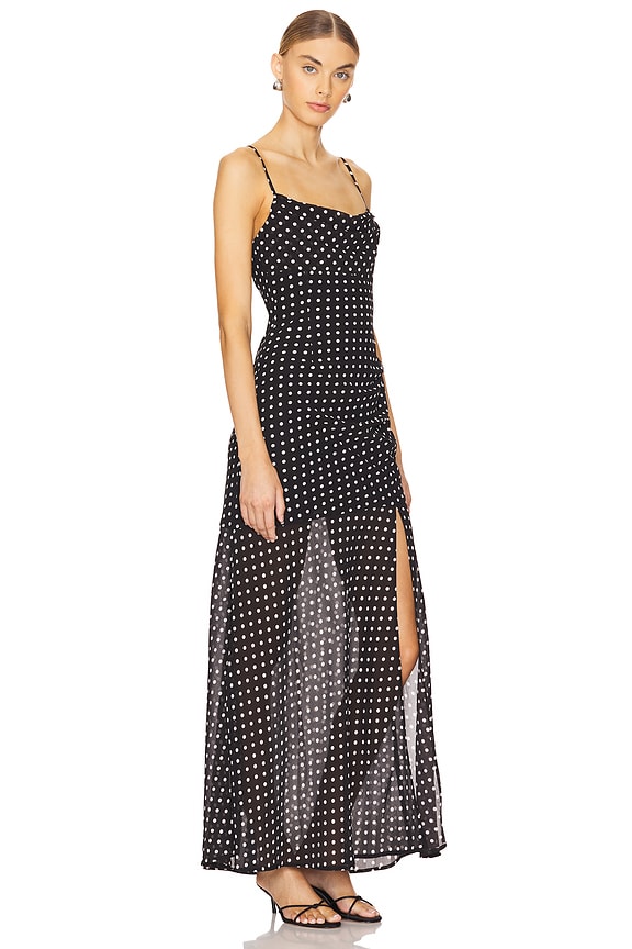 view 2 of 3 Kyleah Maxi Dress in Black & White