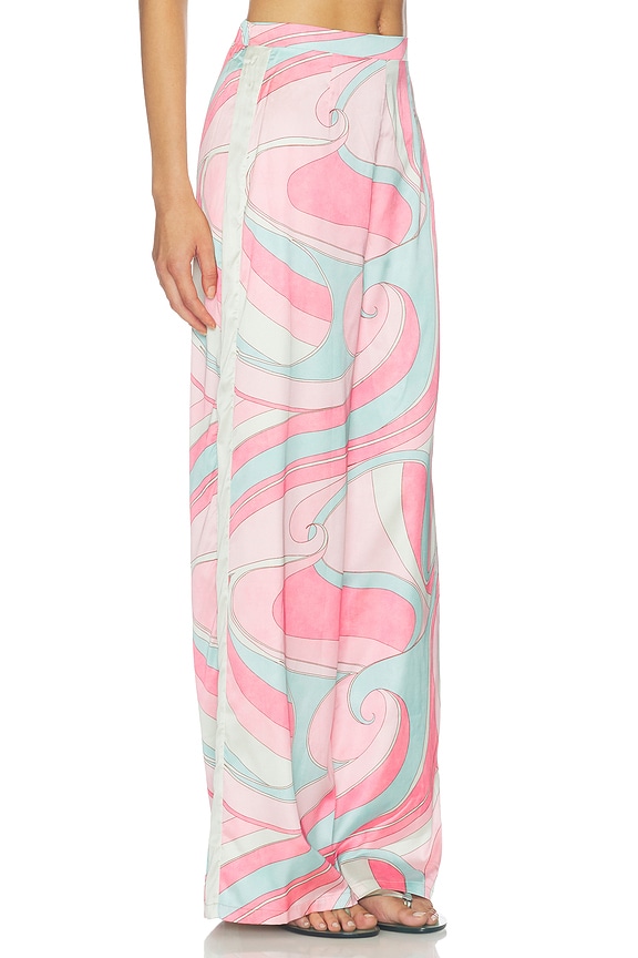 view 2 of 6 Milani Relaxed Satin Pant in Camino Pink