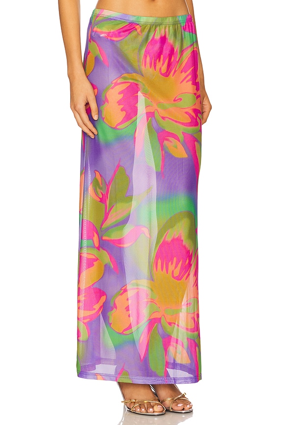 view 2 of 6 Miami Maxi Skirt in Diaz Iris