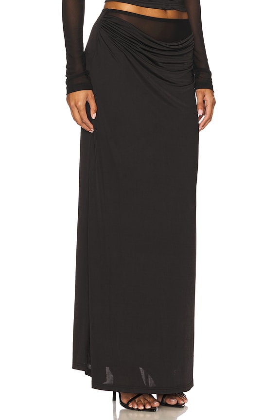 view 2 of 6 Wilona Maxi Skirt in Black