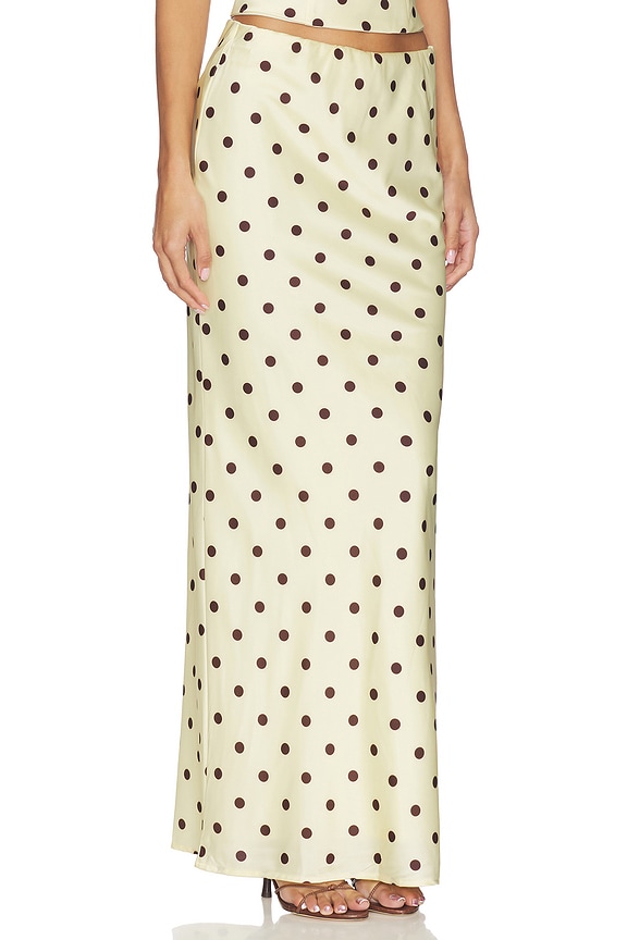 view 2 of 6 JUPE BLAINE in Lemon & Chocolate Polka Dot