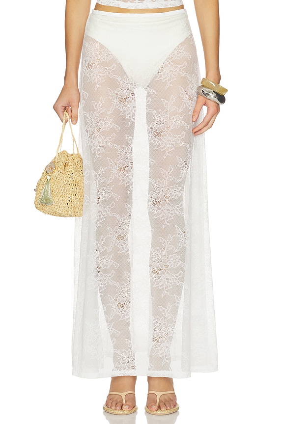 view 1 of 6 FALDA MAXI JENNA in White