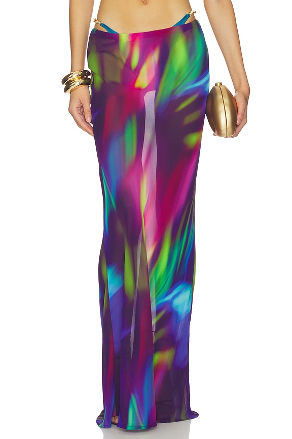 view 1 of 6 FALDA MAXI CYRUS in Tuscan Purple