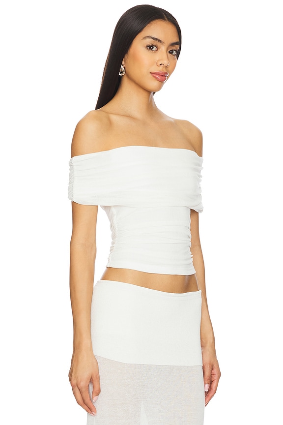 view 2 of 4 Harlem Top in White