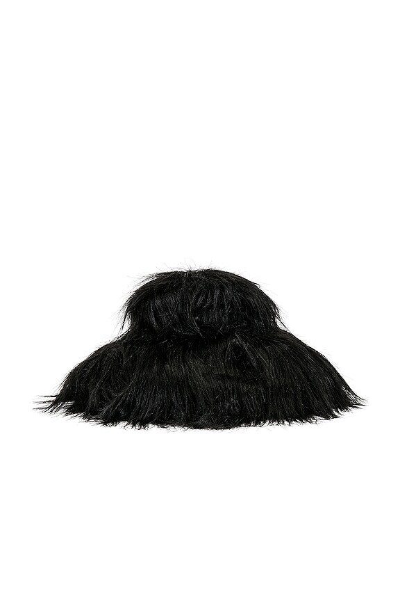 view 2 of 3 SOMBRERO DE PIEL SINTÉTICA in Black