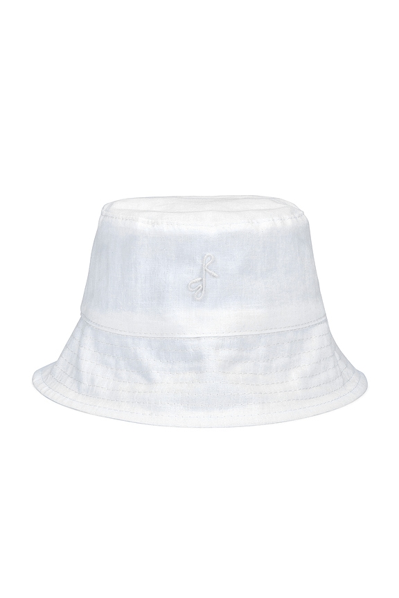 view 2 of 3 MONOGRAM 버켓 모자 in White