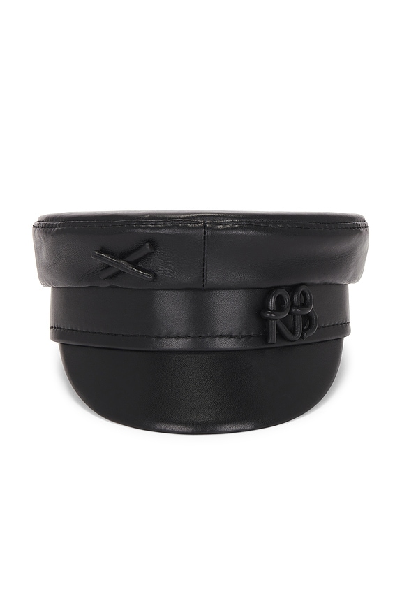 view 2 of 3 Baker Boy Cap in Black