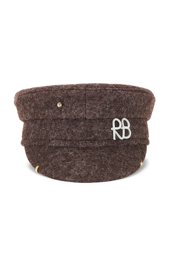 view 2 of 5 Baker Boy Cap in Brown