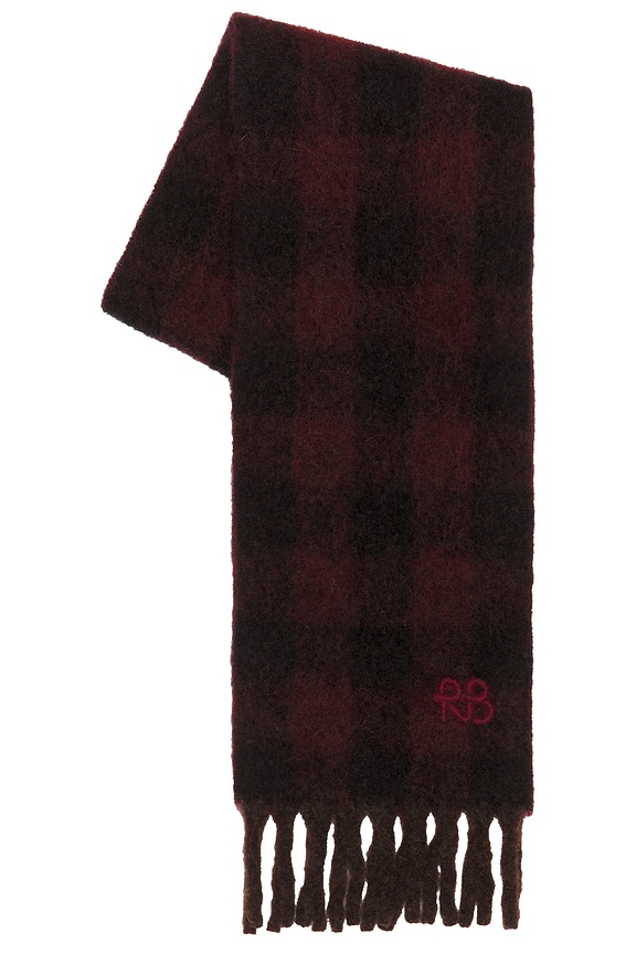 view 2 of 3 Scarf in Black & Red