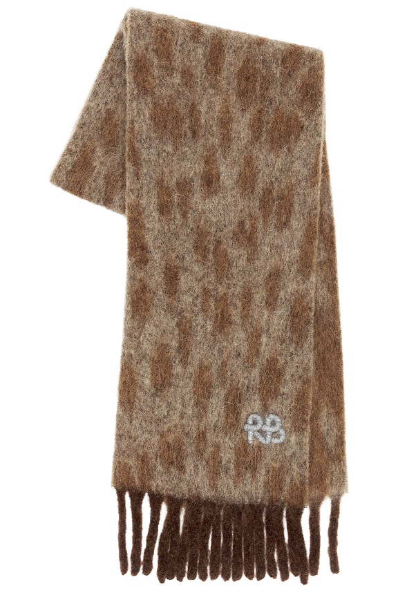 view 2 of 4 Scarf in Beige & Brown