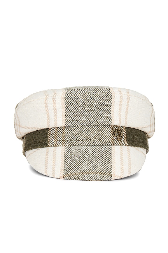 view 2 of 3 CHECK 모자 in Green Multicolour