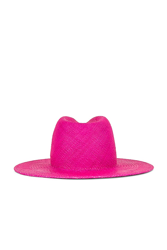 view 2 of 2 Monogram-embellished Fedora Hat in Pink