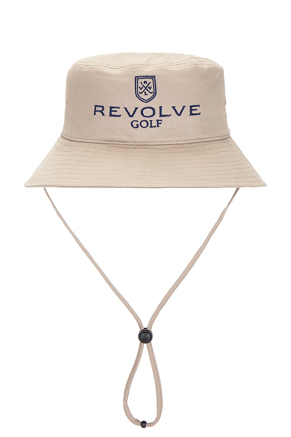 view 1 of 3 Revolve Golf Bucket Hat in khaki & navy