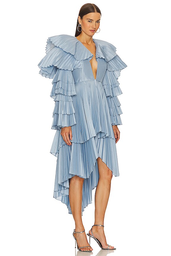 view 2 of 4 x Opé High Low Dress in Robin Blue