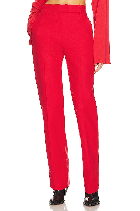 REVOLVE x Maison Meta Suit Pant in Red | REVOLVE