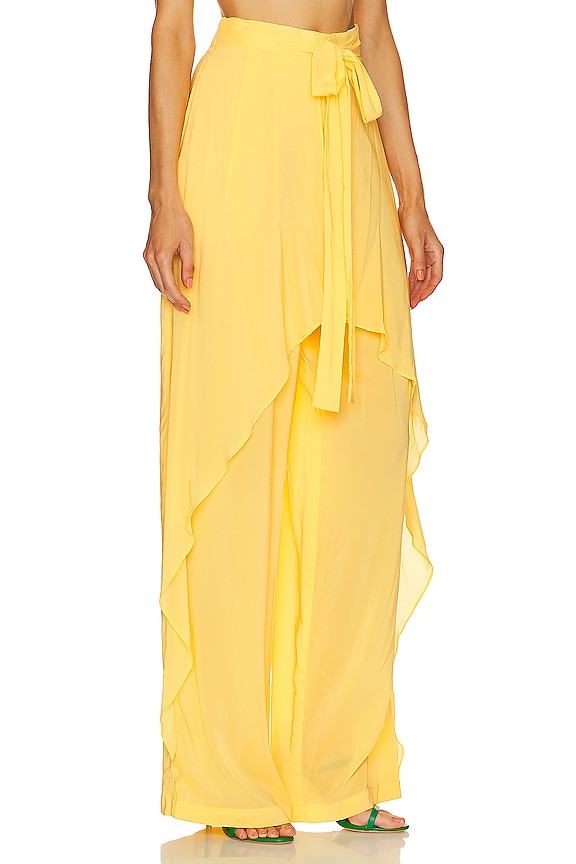 view 2 of 4 БРЮКИ VERA in Yellow