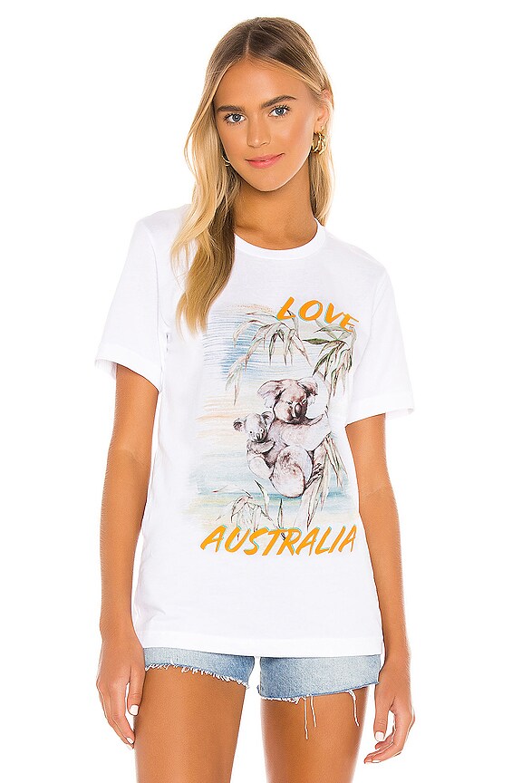 view 1 of 4 Love To Australia Charity Relief Tee in White
