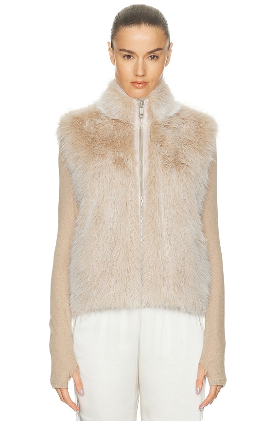 view 2 of 3 CHAQUETA CHALECO REVOLVE X JJ in Beige