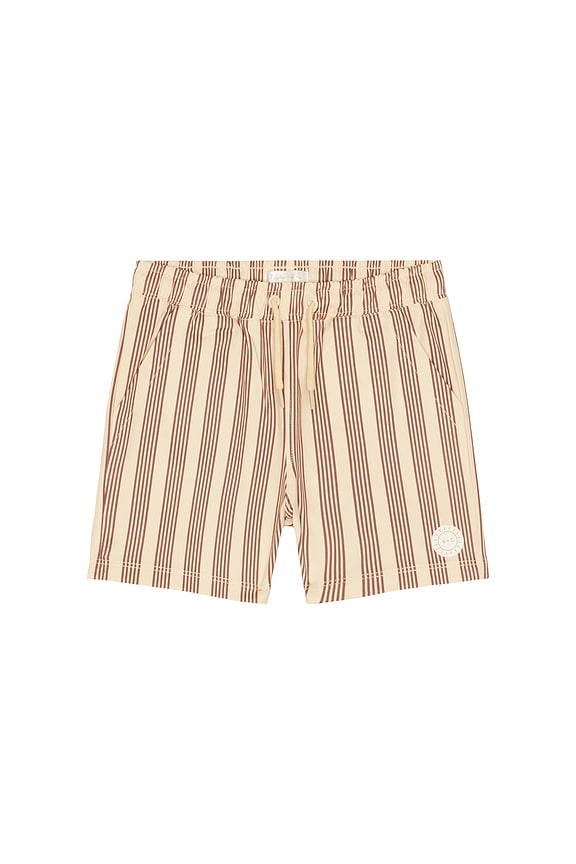view 1 of 4 Boardshort in Brown Butterscotch Stripe