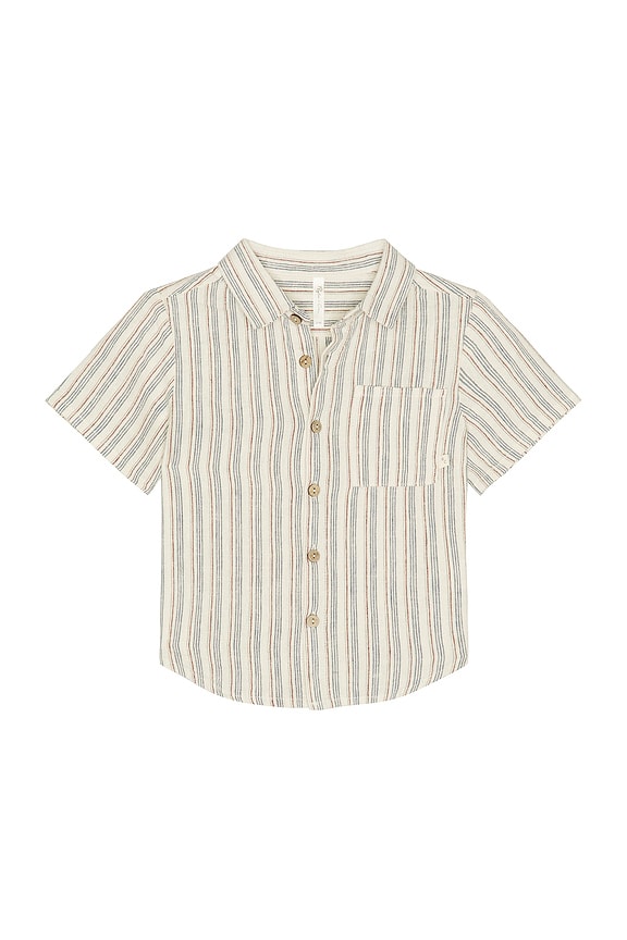 view 1 of 4 Collared Short Sleeve Shirt in Nautical Stripe