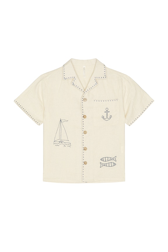 view 1 of 4 Lapel Collar Shirt in Sailor