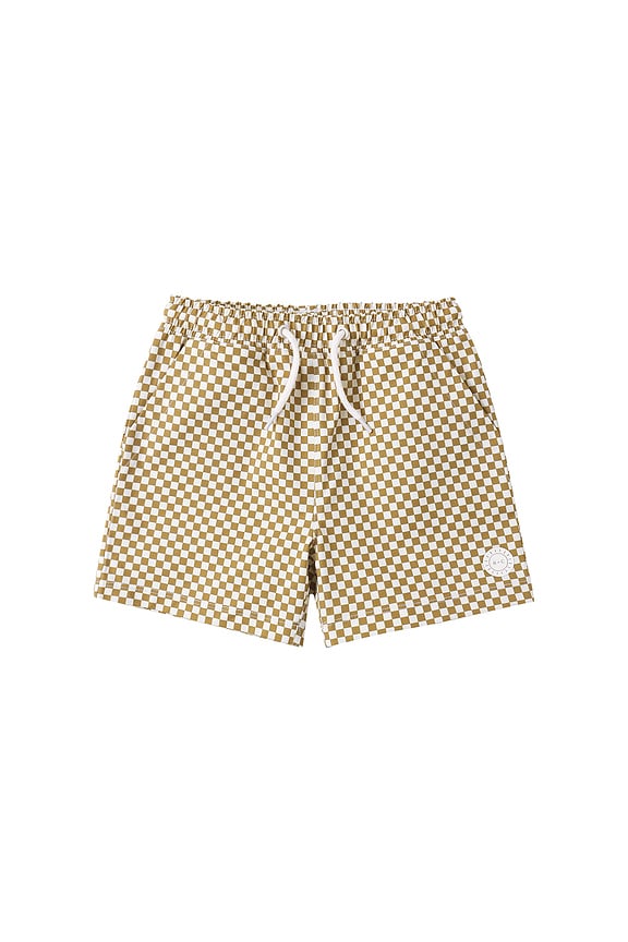 view 1 of 3 Boardshort in Ocre Check