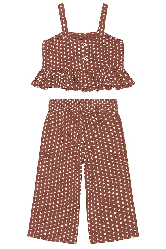 view 2 of 2 Kayli Set in Chocolate Polka Dot