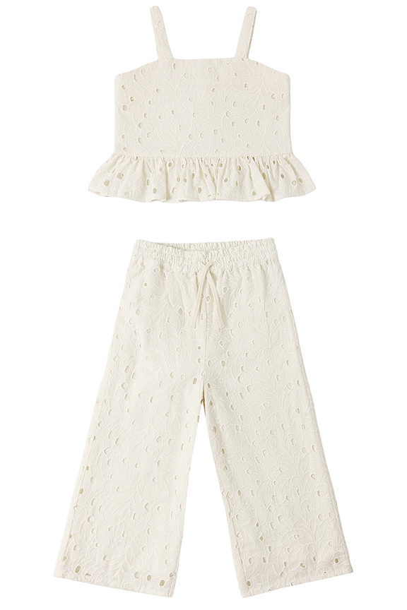 view 1 of 5 ENSEMBLE TOP ET PANTALON KAYLI in Ivory