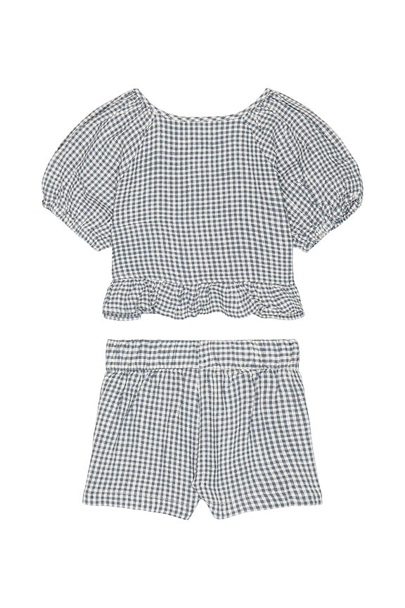 view 2 of 2 Juniper Set in Marine Gingham