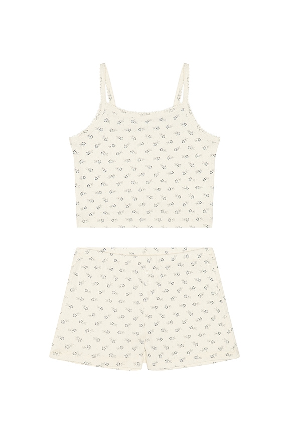 view 1 of 2 Pointelle Lounge Set in Natural