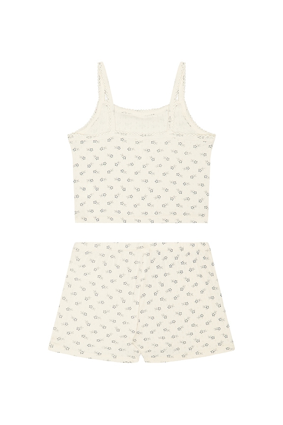 view 2 of 2 Pointelle Lounge Set in Natural