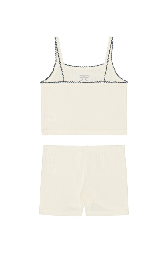 view 2 of 2 Pointelle Lounge Set in Ivory