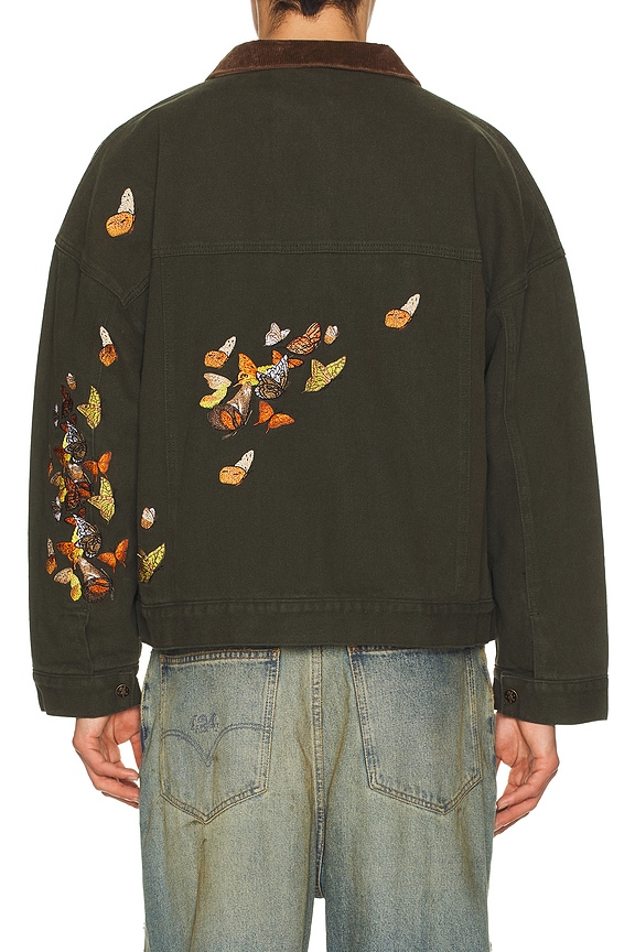 view 2 of 5 Butterfly Work Jacket in Green