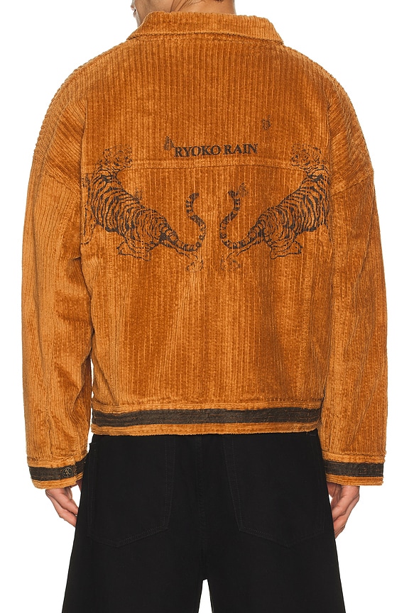 view 2 of 5 VESTE DE TRAVAIL CORDUROY in Orange