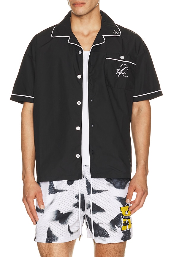 view 1 of 5 Mechanic Button Up Shirt in Black