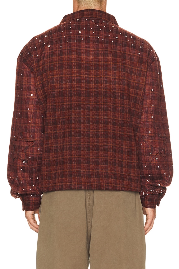 view 2 of 5 CAMISA RHINESTONE in Maroon