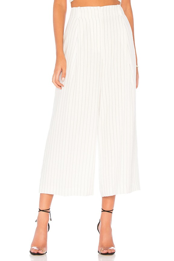 view 1 of 4 Jennifer Crop Pant in Ecru & Black