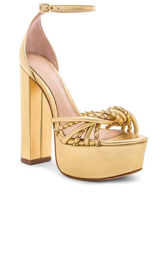 view 2 of 5 Kinsley Platform Sandal in Gold
