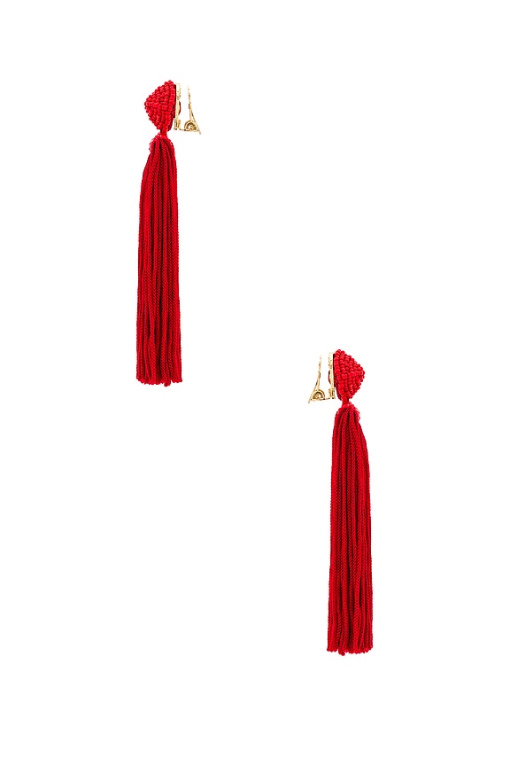 view 2 of 2 Tassel Dupio Earrings in Gojiberry