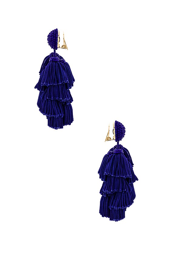 view 2 of 2 Cha Cha Earrings in Imperial Blue