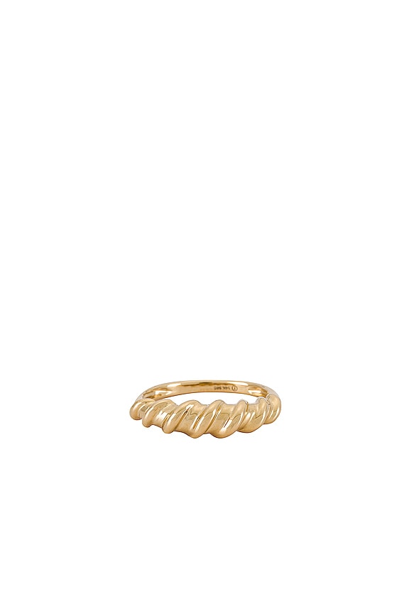 view 1 of 4 BAGUE CROISSANT in Gold